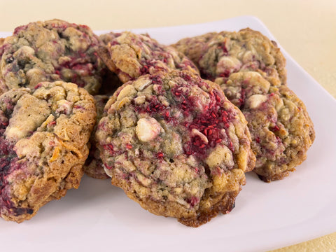 Raspberry Crunch Cookies