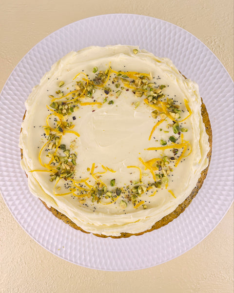 Flourless Orange Poppyseed Cake