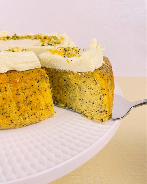 Flourless Orange Poppyseed Cake